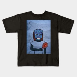 Explore the Crypto Landscape - A FemaleMask NFT "Bear Market" with PixelEye Color and BlueItem Kids T-Shirt